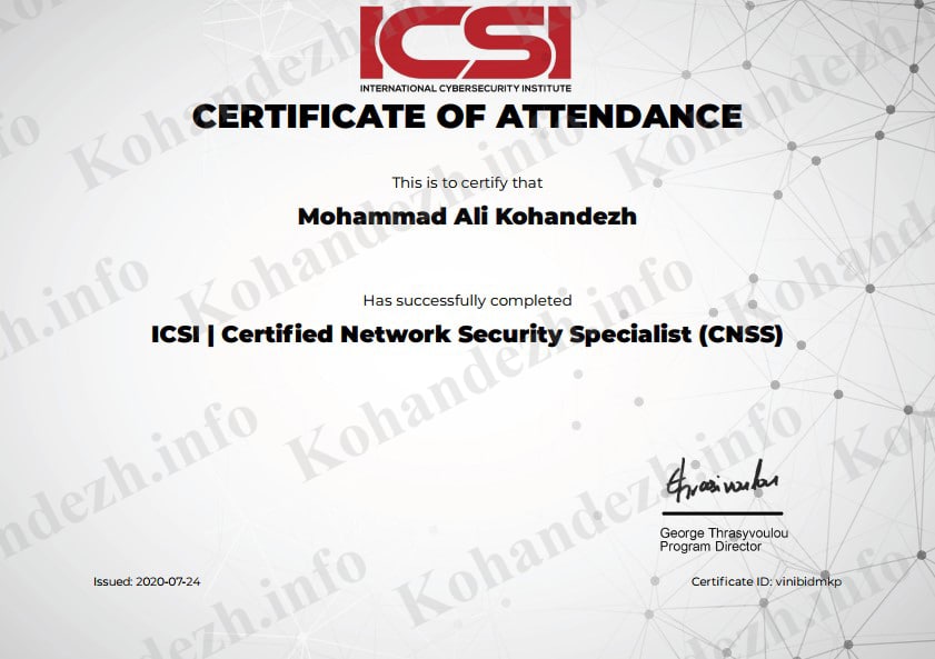 ICSI - CNNS
